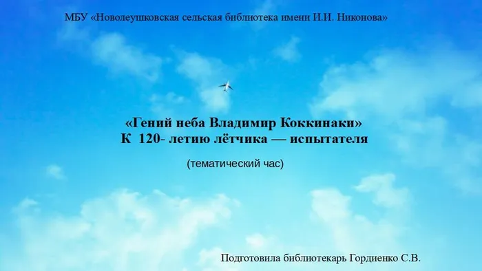 В Коккинаки